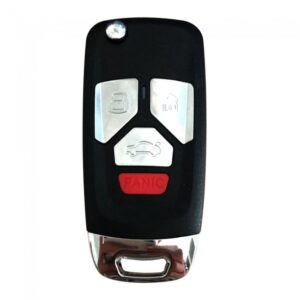 Xhorse VVDI XKAU02EN Universal Flip Wired Remote Key Audi Type 3 + Panic Buttons